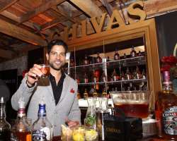 Adam Rodriguez consuming alcohol